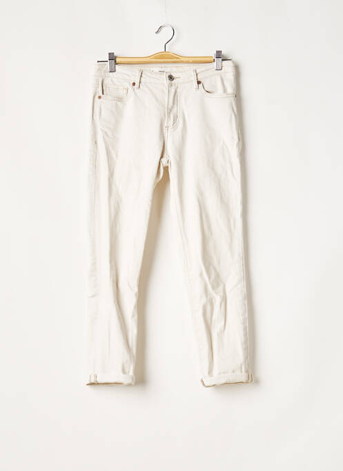 Blugi cu croială slim alb MANGO femeie