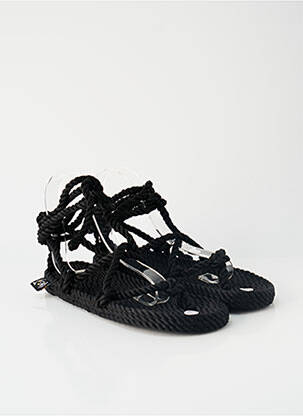Espadrile toc plat până la 3 cm negru NOMADIC STATE OF MIND femeie