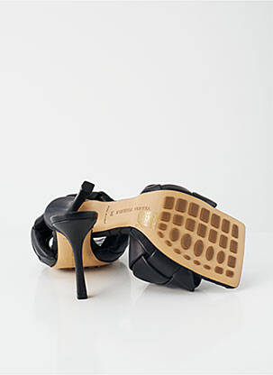 Mulete/saboți material neted toc de 7 la 9 cm negru BOTTEGA VENETA femeie