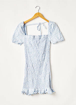 Rochie scurtă mâneci scurte mâneci scurte albastru GUESS femeie