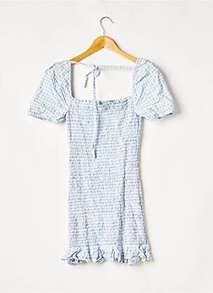 Rochie scurtă mâneci scurte mâneci scurte albastru GUESS femeie