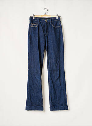 Blugi cu croială dreaptă albastru GUESS femeie