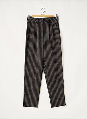 Pantalon drept închidere cu fermoar sub clapetă cu cârlig talie înaltă negru NASTY GAL femeie