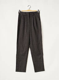 Pantalon drept închidere cu fermoar sub clapetă cu cârlig talie înaltă negru NASTY GAL femeie