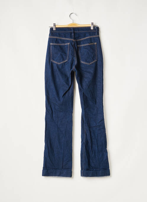 Blugi cu croială dreaptă albastru GUESS femeie