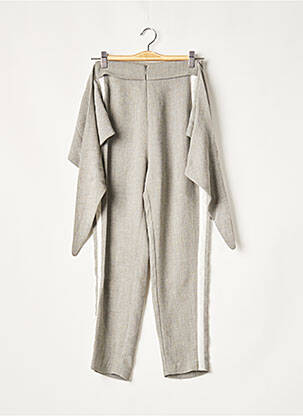 Pantalon drept gri YAYOU femeie