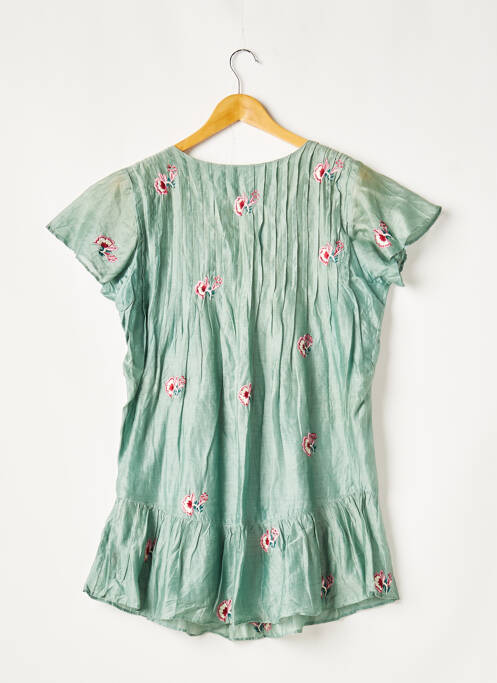 Tunică mâneci scurte verde TULAROSA femeie