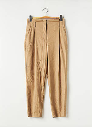 Pantalon 7/8 talie înaltă talie înaltă maro ZARA femeie