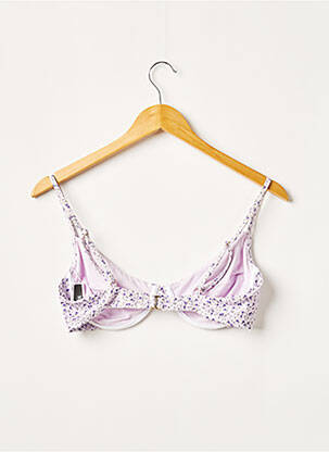 Sutien de costum de baie elasticitate violet NHLT femeie