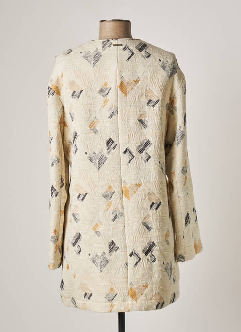 Palton lung galben ONE STEP femeie