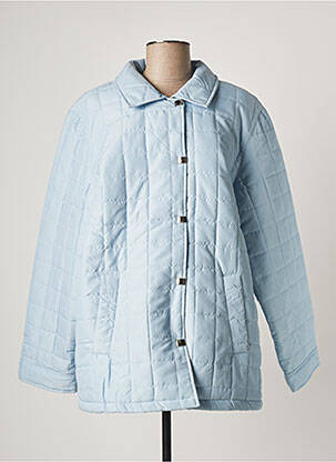 Palton scurt albastru SOIE POUR SOI femeie