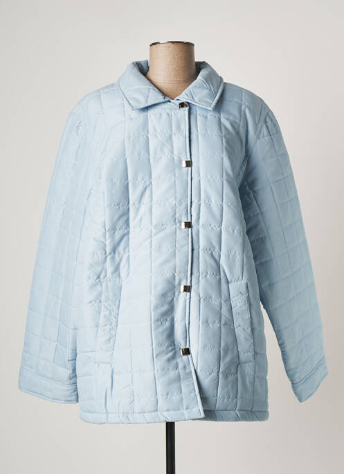 Palton scurt albastru SOIE POUR SOI femeie