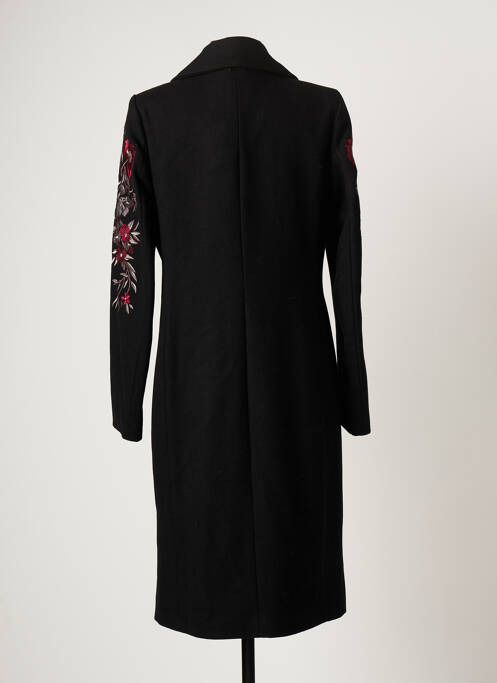 Palton lung negru ONE STEP femeie