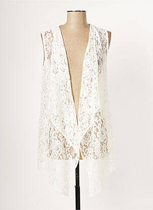 Vestă fără mâneci alb YUMI femeie