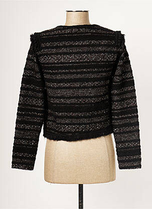 Jachete casual guler rotund negru ONE STEP femeie