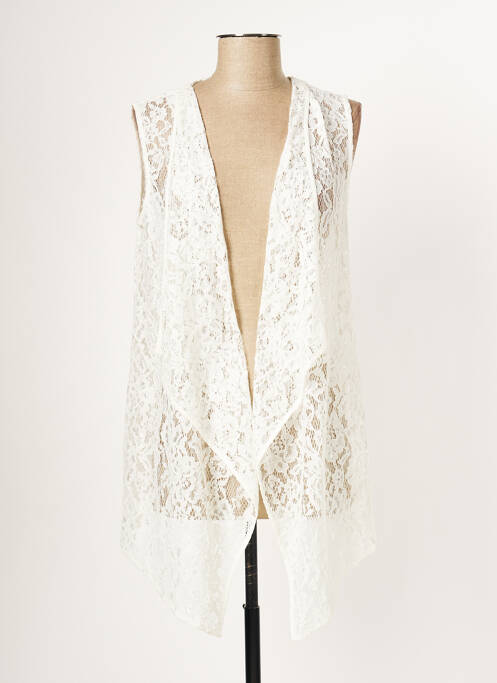 Vestă fără mâneci alb YUMI femeie