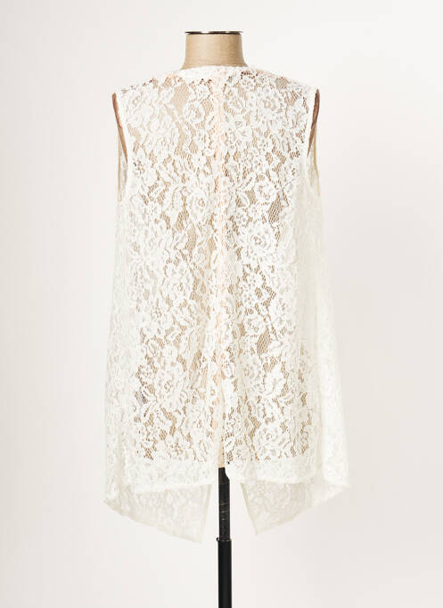 Vestă fără mâneci alb YUMI femeie