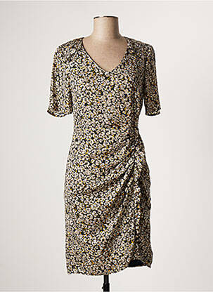 Rochie scurtă galben ONE STEP femeie