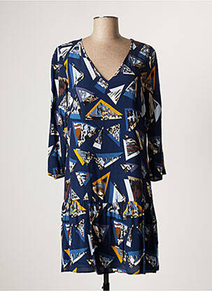 Rochie scurtă albastru ONE STEP femeie