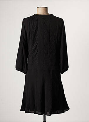 Rochie midi mâneci lungi mâneci lungi negru ONE STEP femeie