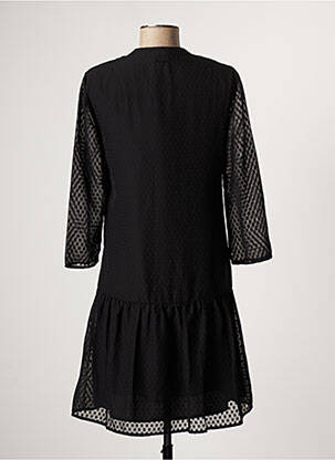 Rochie midi mâneci lungi mâneci lungi negru ONE STEP femeie