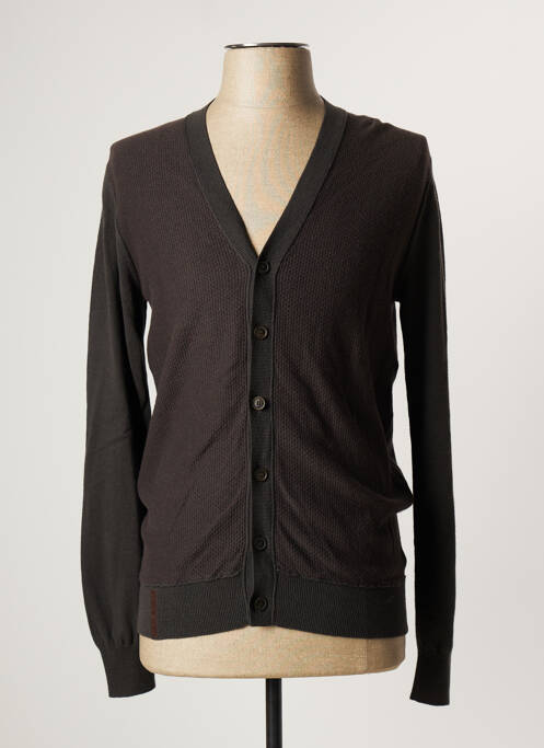 Vestă cu mâneci lungi maro TERRE BLEUE bărbat