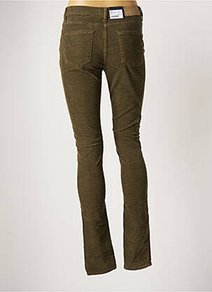 Pantalon slim elasticitate mărime normală verde GANT femeie