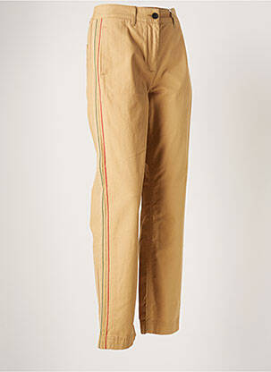 Pantalon drept bej TOMMY HILFIGER femeie