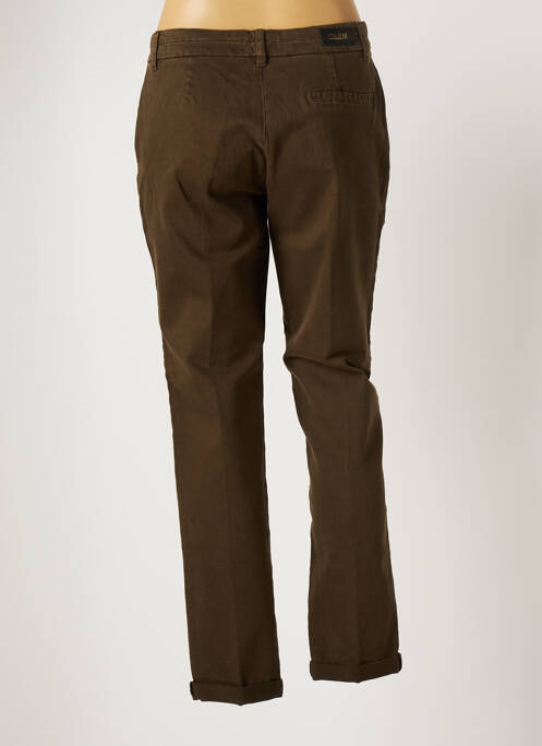 Pantalon chino maro ONE STEP femeie
