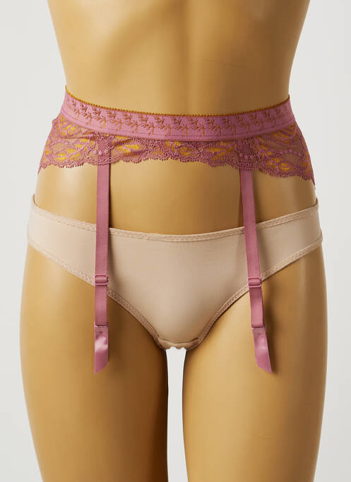 Corset/Jartieră roz LOU femeie