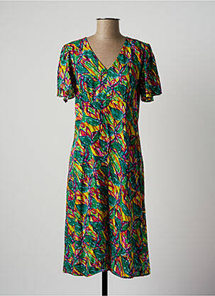 Rochie midi verde MADE IN SENS femeie