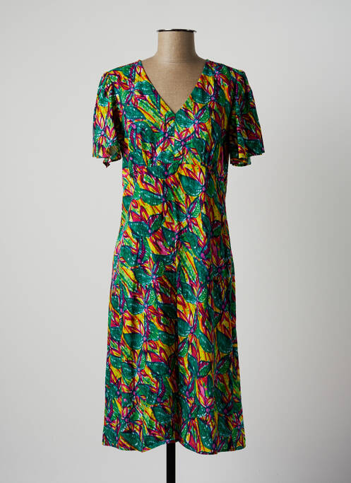 Rochie midi verde MADE IN SENS femeie