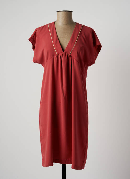 Rochie midi roz AMAZONIE femeie