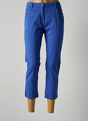 Pantalon trei sferturi albastru C'EST BEAU LA VIE femeie