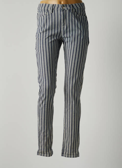 Pantalon slim albastru C'EST BEAU LA VIE femeie