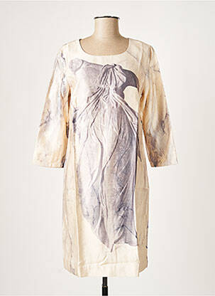 Rochie midi bej NICE THINGS femeie