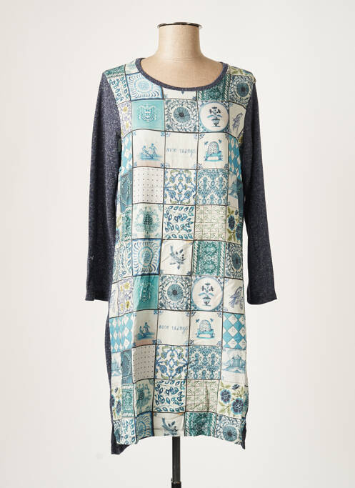 Rochie midi albastru NICE THINGS femeie