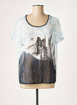 Tricou albastru MAISON SCOTCH femeie