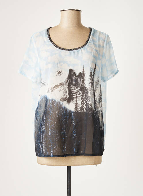 Tricou albastru MAISON SCOTCH femeie