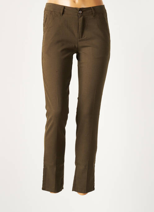 Pantalon chino verde REIKO femeie