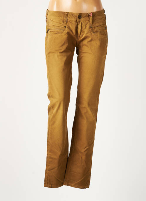 Pantalon slim maro FREEMAN T.PORTER femeie