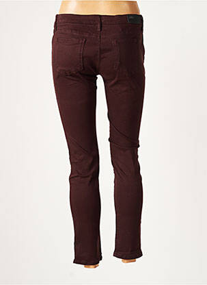 Pantalon slim talie joasă talie joasă roșu REIKO femeie