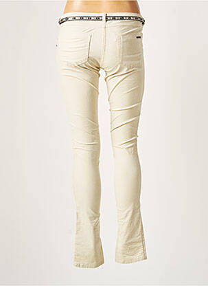 Pantalon slim talie joasă talie joasă bej MAISON SCOTCH femeie
