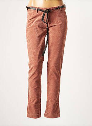 Pantalon slim maro MAISON SCOTCH femeie