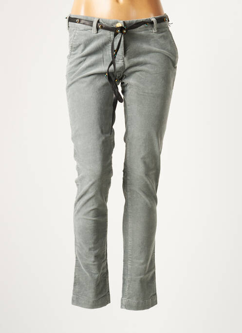 Pantalon slim gri MAISON SCOTCH femeie