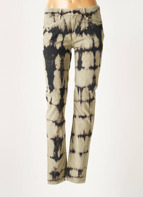 Pantalon slim verde ELEVEN PARIS femeie