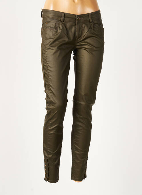 Pantalon slim verde SALSA femeie