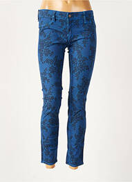 Pantalon slim talie joasă talie joasă albastru MELTIN'POT femeie