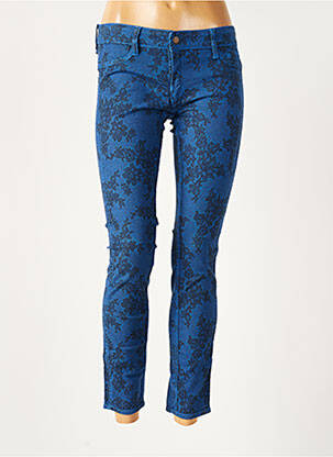 Pantalon slim albastru MELTIN'POT femeie