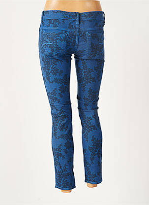Pantalon slim talie joasă talie joasă albastru MELTIN'POT femeie